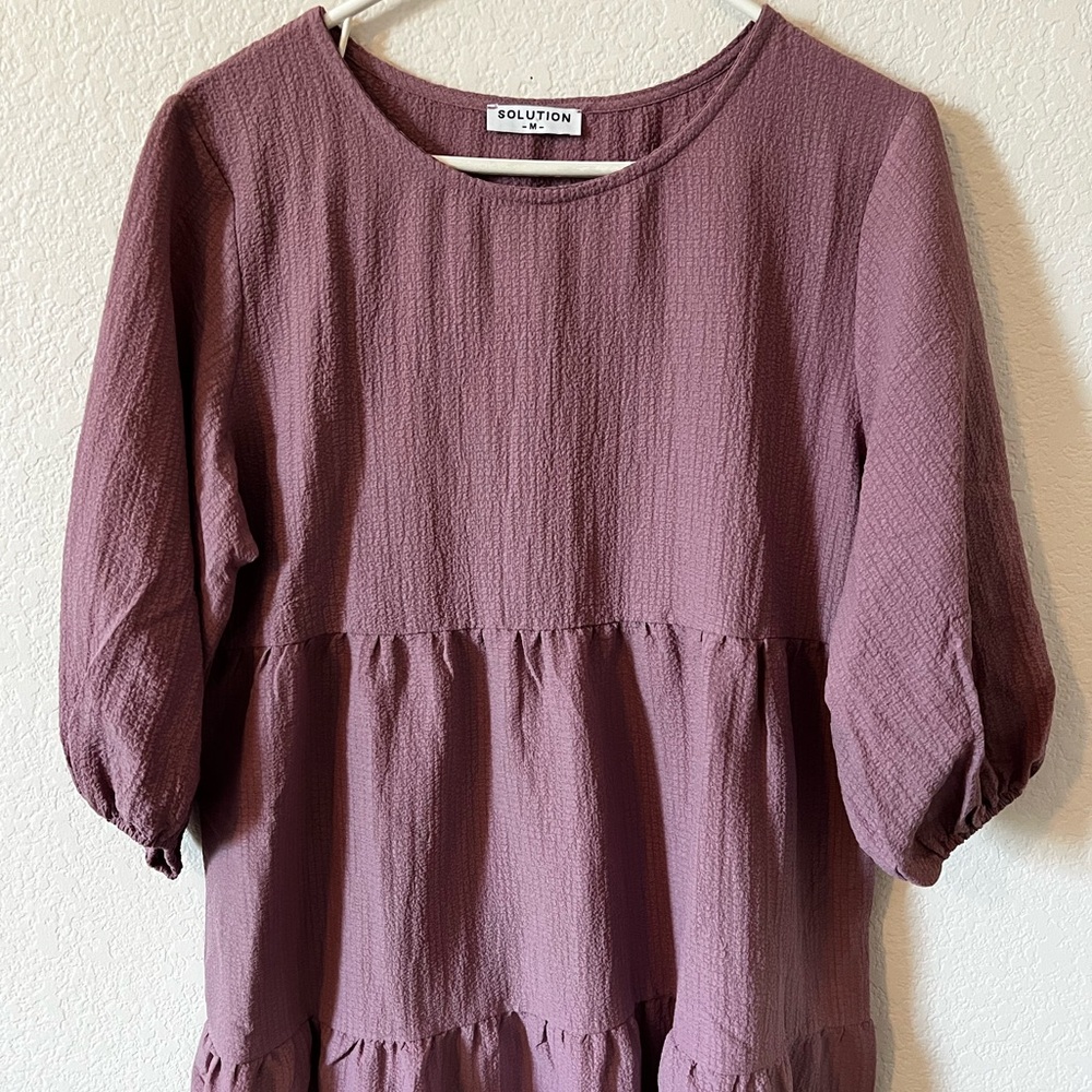 DUSTY ROSE DRESS - Picture 2 of 2